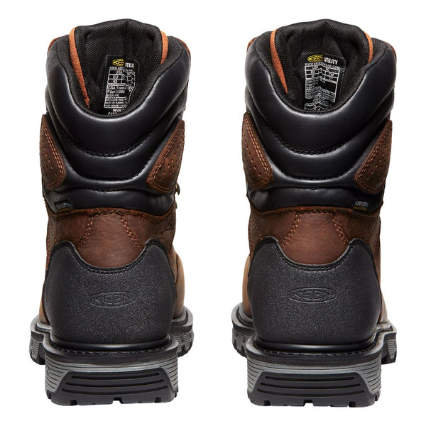 Keen Camden Men's 8" Waterproof Internal MET Guard Composite Toe Work Boot 1027693 - Brown