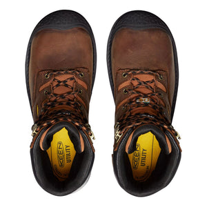 Keen Camden Men's 8" Waterproof Internal MET Guard Composite Toe Work Boot 1027693 - Brown