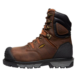 Keen Camden Men's 8" Waterproof Internal MET Guard Composite Toe Work Boot 1027693 - Brown