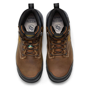 Keen Evanston Men's 6" WP Insulated Composite Toe Work Boot - 1031301 Brown