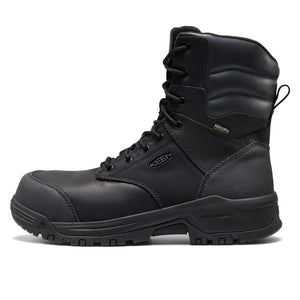 Keen Evanston Men's 8" Waterproof Composite Toe Work Boot 1032281 - Black