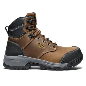 Keen Evanston Women's 6" Waterproof Composite Toe Work Boot 1029856 - Brown