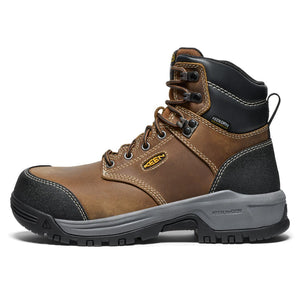 Keen Evanston Women's 6" Waterproof Composite Toe Work Boot 1029856 - Brown