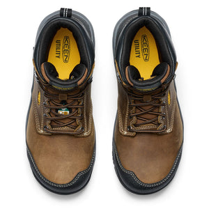 Keen Evanston Women's 6" Waterproof Composite Toe Work Boot 1029856 - Brown