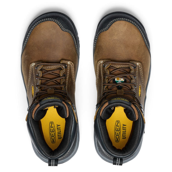 Keen Evanston Women's 6" Waterproof Composite Toe Work Boot 1029856 - Brown