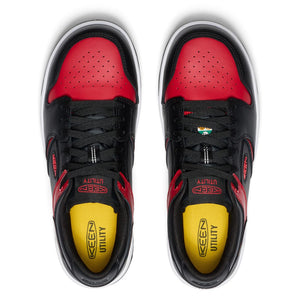 Keen Overton Men's Composite Toe Athletic Work Shoe - 1029872 Red/Black
