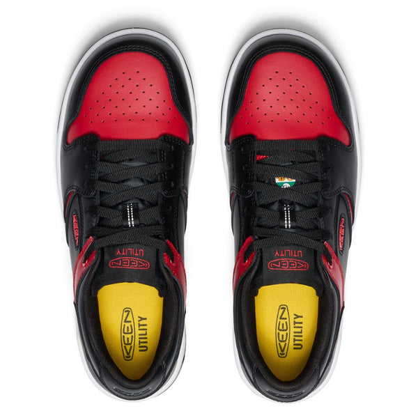 Keen Overton Men's Composite Toe Athletic Work Shoe - 1029872 Red/Black