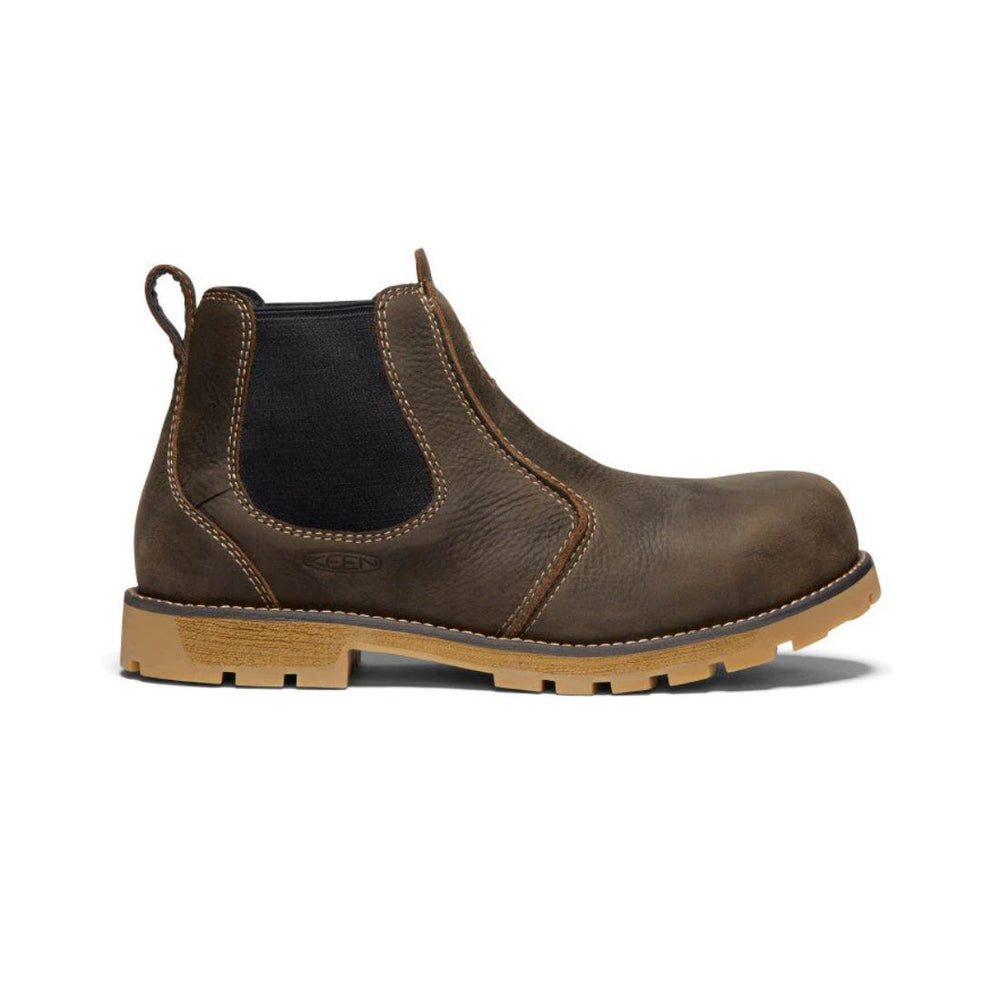 Keen Seattle Romeo Men's 6" Composite Toe Slip On Work Boot 1021337 - Brown