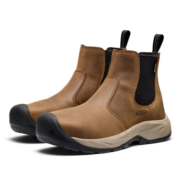 Keen Utility Highframe 1033135 Men's MID Pull-On WP Steel Toe Hiker Safety Boot