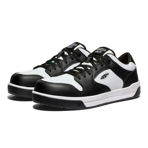 Keen Overton Men's Composite Toe Athletic Work Shoe - 1029857 White/Black