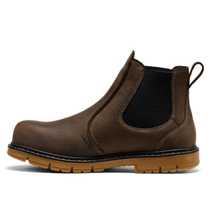 Keen San Jose 90° Heel Men’s 6” Composite Toe Pull-On Work Boot 1030650 - Brown