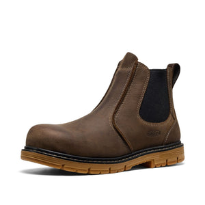 Keen San Jose 90° Heel Men’s 6” Composite Toe Pull-On Work Boot 1030650 - Brown