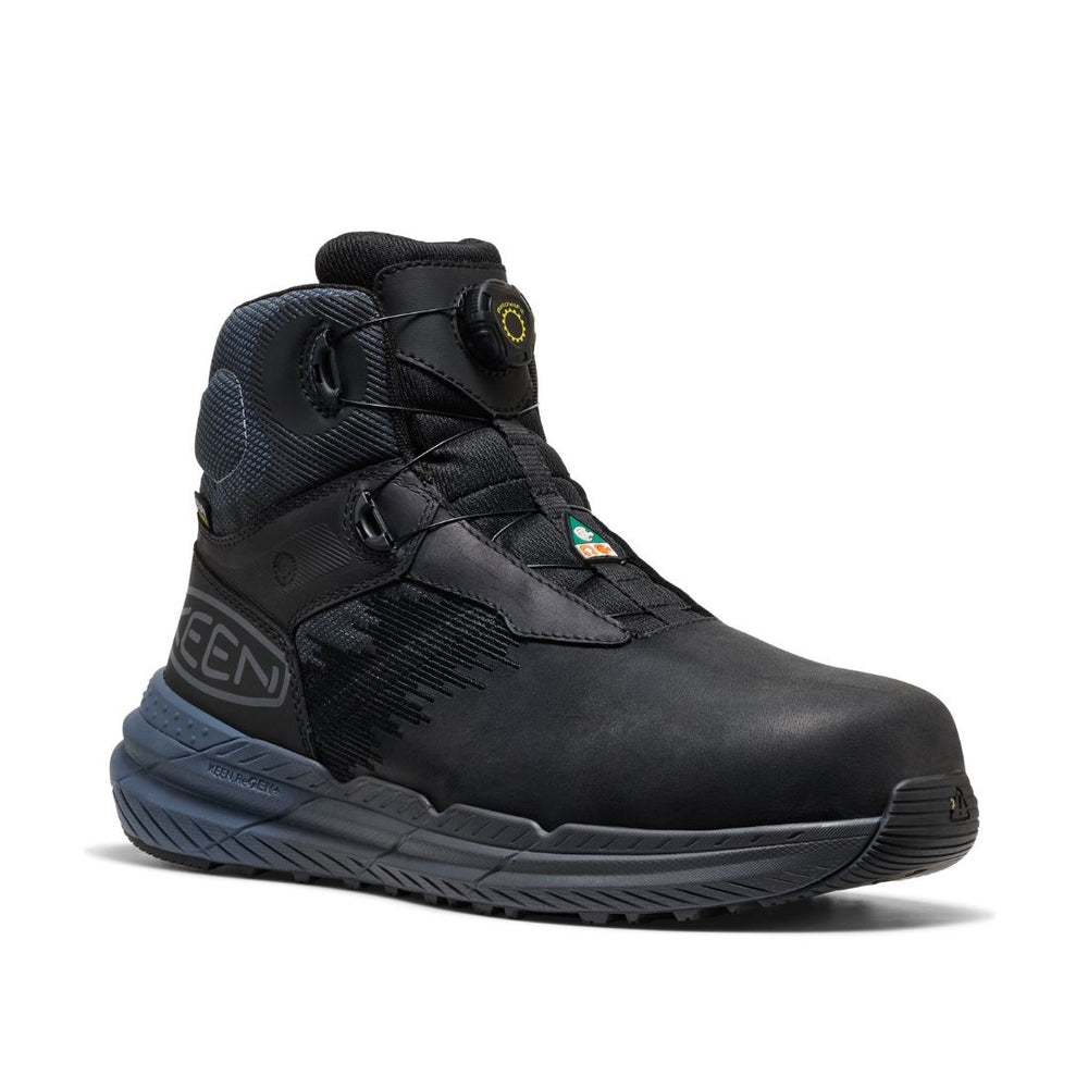 Keen Snapline MID Men's Athletic KEEN.RATCHETFIT WP Composite Toe Work Shoe 1031646