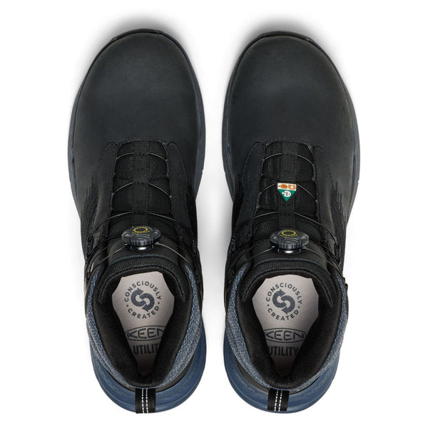 Keen Snapline MID Men's Athletic KEEN.RATCHETFIT WP Composite Toe Work Shoe 1031646