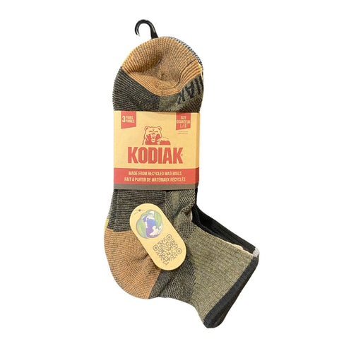 Kodiak 3-Pack Men's Ankle Work Socks 5487M
