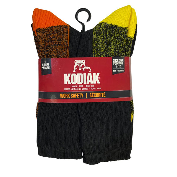 Kodiak 4-PK Cotton Blend Work Socks 3248