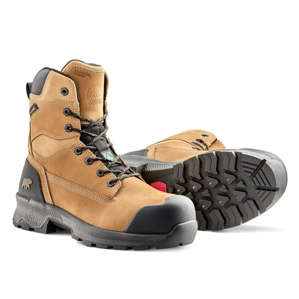 Kodiak Berg Men's 8" Waterproof Composite Toe Work Boot 1014TP - Taupe