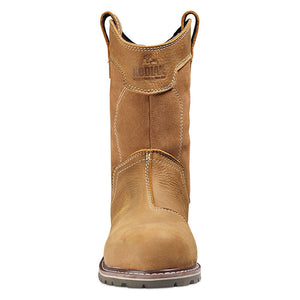 Kodiak Bralorne Women's Pull-On Wellington Composite Toe Leather Work Boot KD0A8354FWE - Wheat