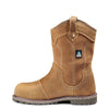 Kodiak Bralorne Women's Pull-On Wellington Composite Toe Leather Work Boot KD0A8354FWE - Wheat