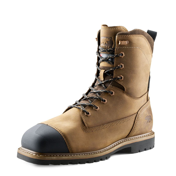 Kodiak Lundbreck 8" Men's Waterproof Composite Toe Work Boot 1167BN - Dark Brown