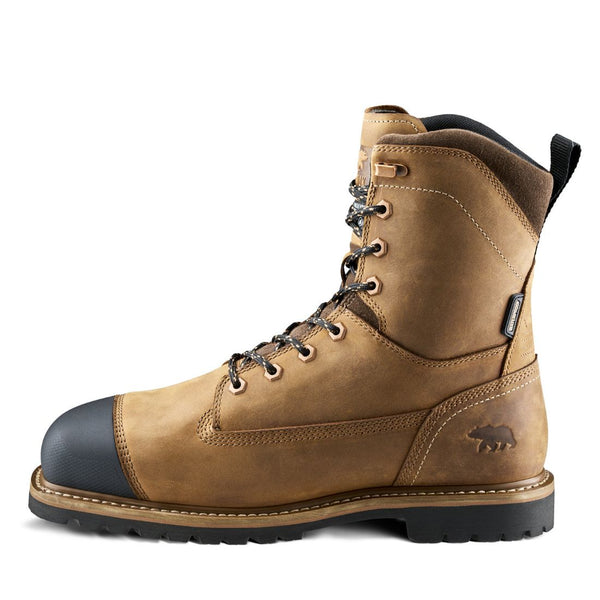 Kodiak Lundbreck 8" Men's Waterproof Composite Toe Work Boot 1167BN - Dark Brown