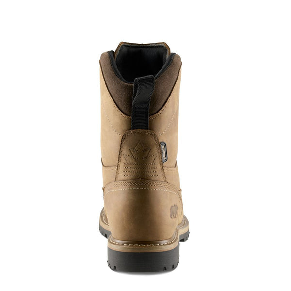 Kodiak Lundbreck 8" Men's Waterproof Composite Toe Work Boot 1167BN - Dark Brown