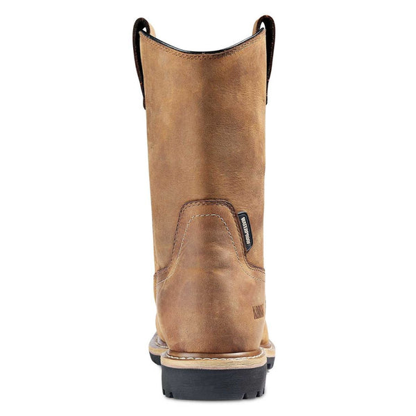 Kodiak Lundbreck Unisex Waterproof Pull-On Composite Toe Work Boot 837CBN - Brown
