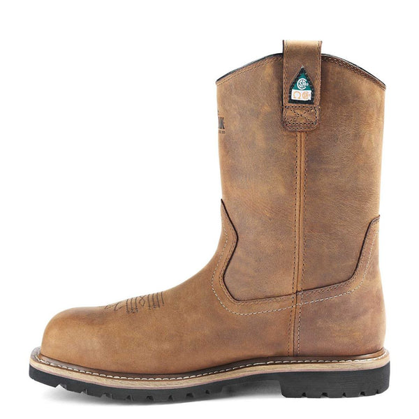 Kodiak Lundbreck Unisex Waterproof Pull-On Composite Toe Work Boot 837CBN - Brown