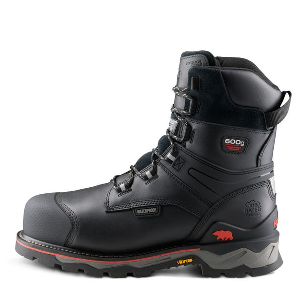 Kodiak Neragon Arctic Men's 8" Waterproof Insulated Composite Toe Work Boot 1095BK - Black