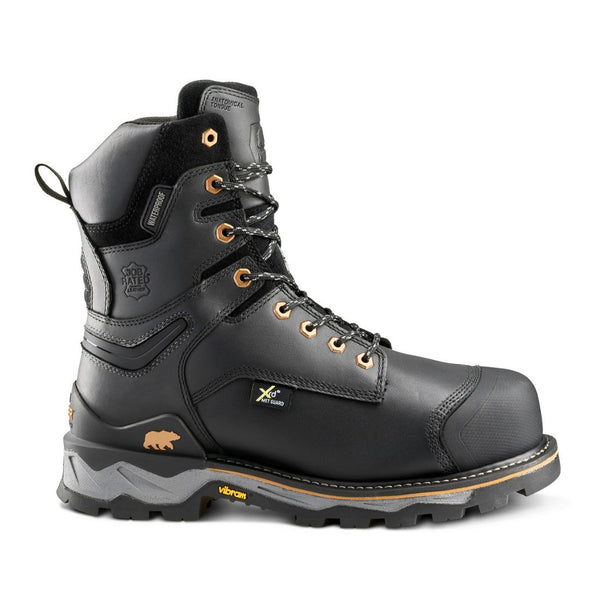 Kodiak Neragon Men's 8" Internal MET Guard Waterproof Composite Toe Work Boot 1305BK - Black