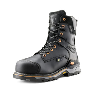 Kodiak Neragon Men's 8" Internal MET Guard Waterproof Composite Toe Work Boot 1305BK - Black