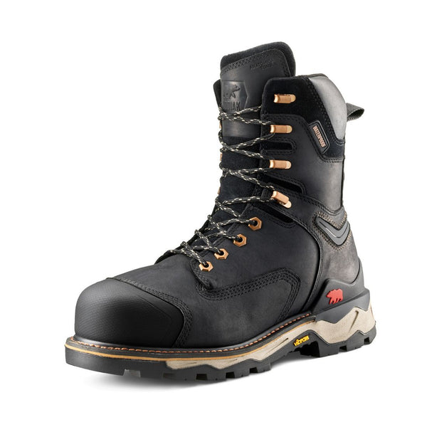 Kodiak Neragon Men's 8" Waterproof Composite Toe Work Boot 1304BK - Black