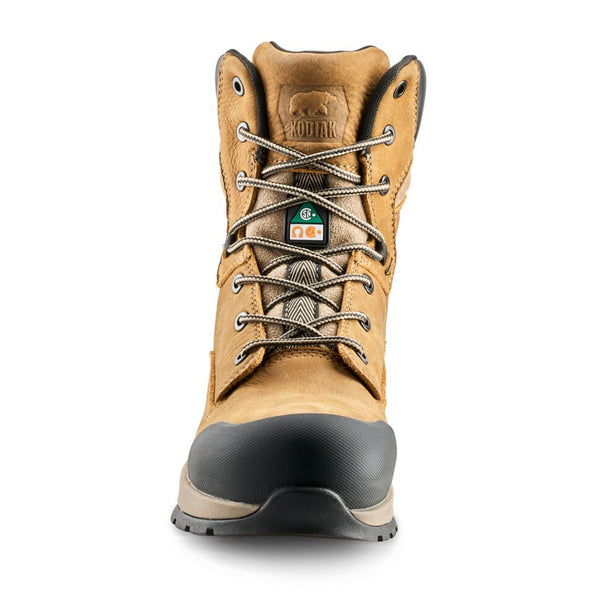 Kodiak Quest Bound Women's 8" Waterproof Composite Toe Work Boot 1309TN - Tan