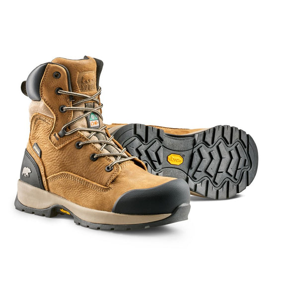 Kodiak Quest Bound Women's 8" Waterproof Composite Toe Work Boot 1309TN - Tan