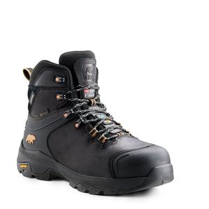 Kodiak Sawback Men's 6" WP Hiker Composite Toe with Internal MET Guard Work Boot 2311BK - Black