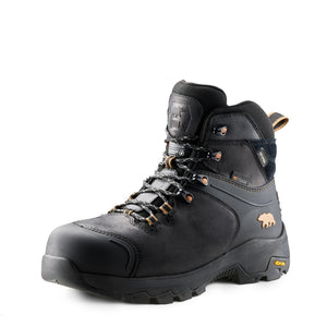 Kodiak Sawback Men's 6" WP Hiker Composite Toe with Internal MET Guard Work Boot 2311BK - Black