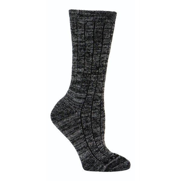 Kodiak Women's Merino Wool Blend Silk Work Socks - Charcoal