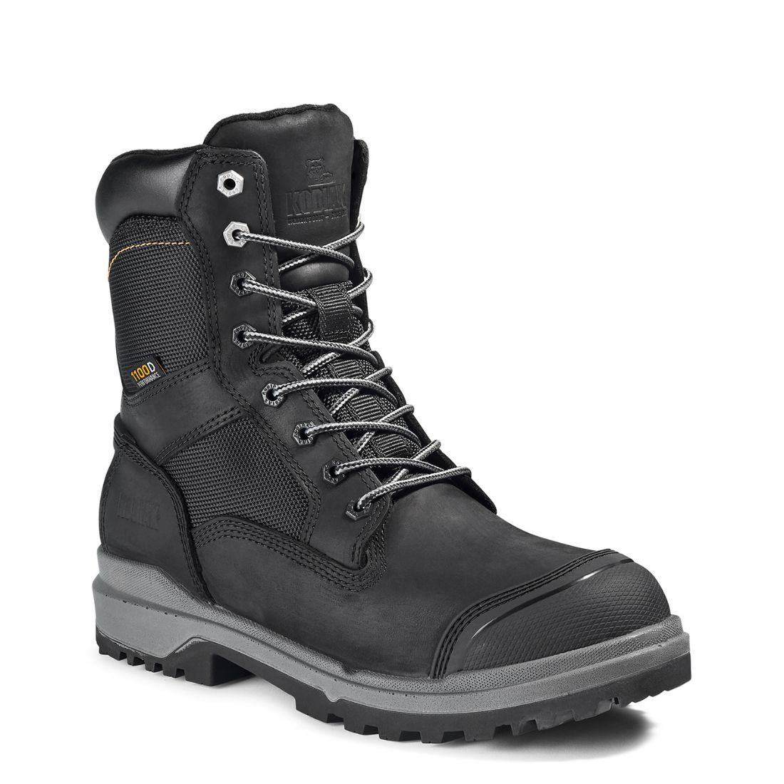 Kodiak Karluk 1100D Men's 8" Composite Toe Work Boot 1282BK - Black