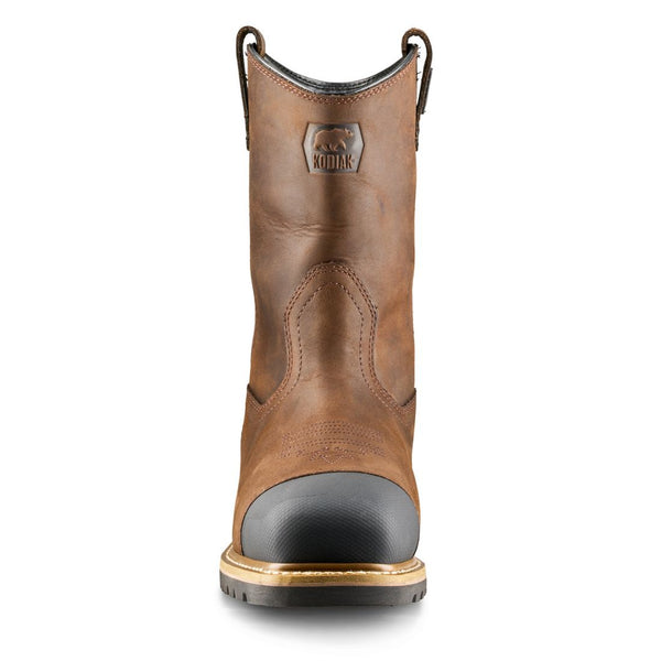 Kodiak Lundbreck Shield Men's Waterproof Pull-On Composite Toe Work Boot 1303DB - Dark Brown