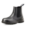 Mellow Walk Women 's 6" Steel Toe Pull On Work Boot 403049BLK