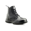 Mellow Walk Women's 6" Steel Toe Work Boot with Side Zipper 404049BLK