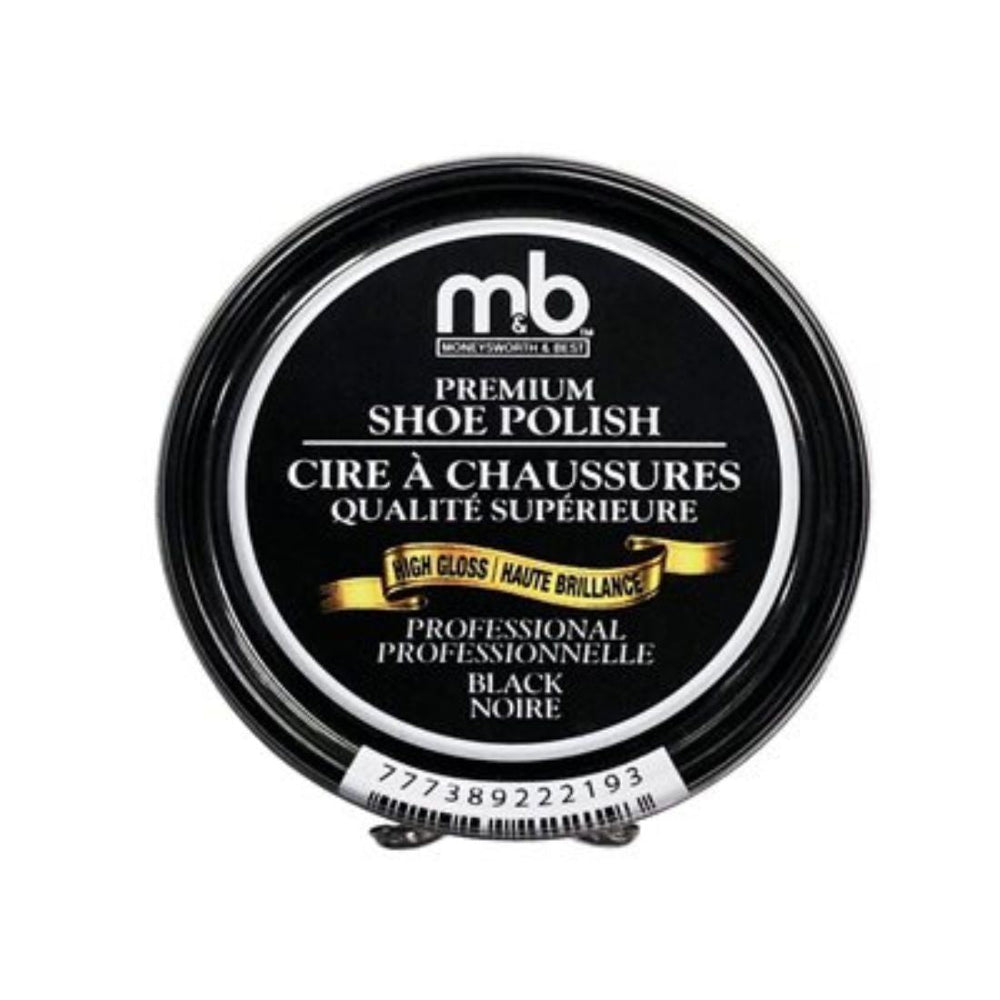Moneysworth & Best Professional Black Shoe Polish Paste