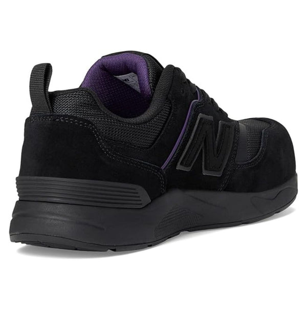 New Balance Elite Lite Women's SD Work Composite Toe Safety CSA Shoe WCELSDP-B - Black/Purple