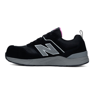 New Balance Elite Lite Women's Work Composite Toe Safety CSA Shoe WCELEHP-B - Black/Rose
