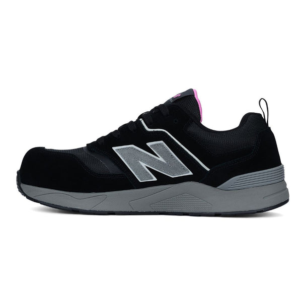 New Balance Elite Lite Women's Work Composite Toe Safety CSA Shoe WCELEHP-B - Black/Rose