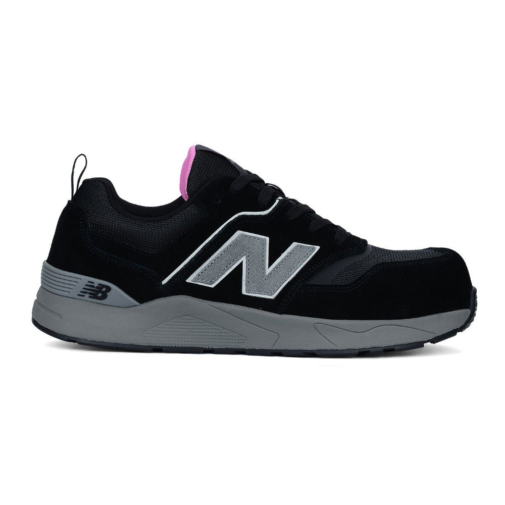 New Balance Elite Lite Women's Work Composite Toe Safety CSA Shoe WCELEHP-B - Black/Rose