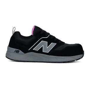 New Balance Elite Lite Women's Work Composite Toe Safety CSA Shoe WCELEHP-B - Black/Rose
