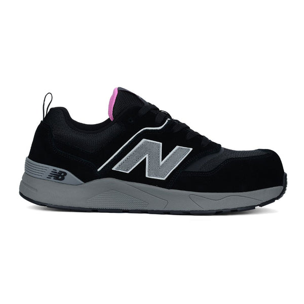 New Balance Elite Lite Women's Work Composite Toe Safety CSA Shoe WCELEHP-B - Black/Rose
