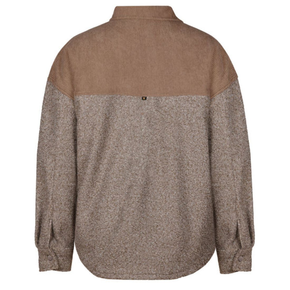 P&F Women's Corduroy and Wool Work Overshirt PF2008-02 - Taupe