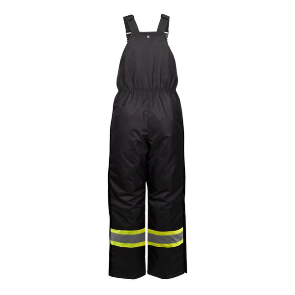 P&F Women’s High Visibility Insulated Waterproof CSA Safety Bib Overalls - PF9001 Black